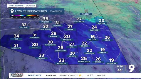 Warmer, dry weather returns to southern Arizona