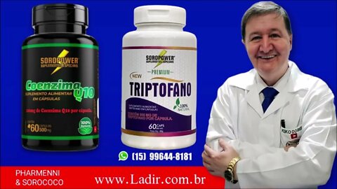 Triptofano SOROPOWER e suplementos especiais. ALTA QUALIDADE 100% Puro e 100% natural 15-99644-8181