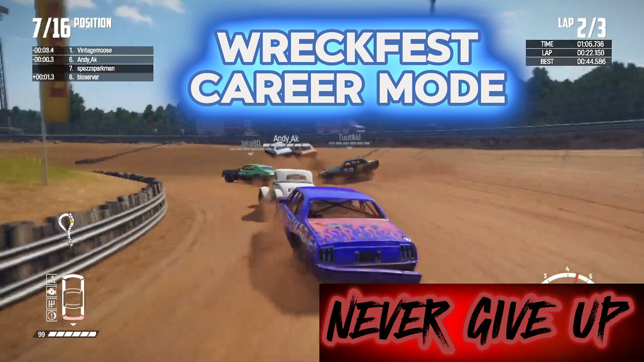 CAREER MODE - WRECKFEST GAMEPLAY