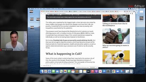 Colombian Protests - My Take And What Does It Tell Us About Future Unrest In The US?