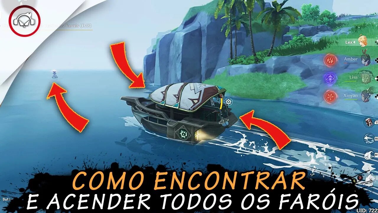 Genshin Impact, Como ENCONTRAR e acender TODOS os FARÓIS | Super Dica PT-BR