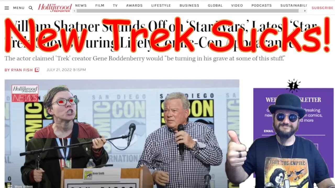 New Star Trek Sucks! William Shatner Says Gene Roddenberry Would Be Spinning In His Grave