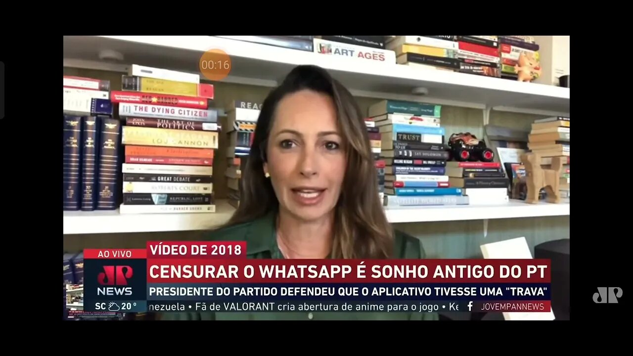 Menos de 30 segundos bastou pra Ana Destroçar a organização Criminosa petista Comunista