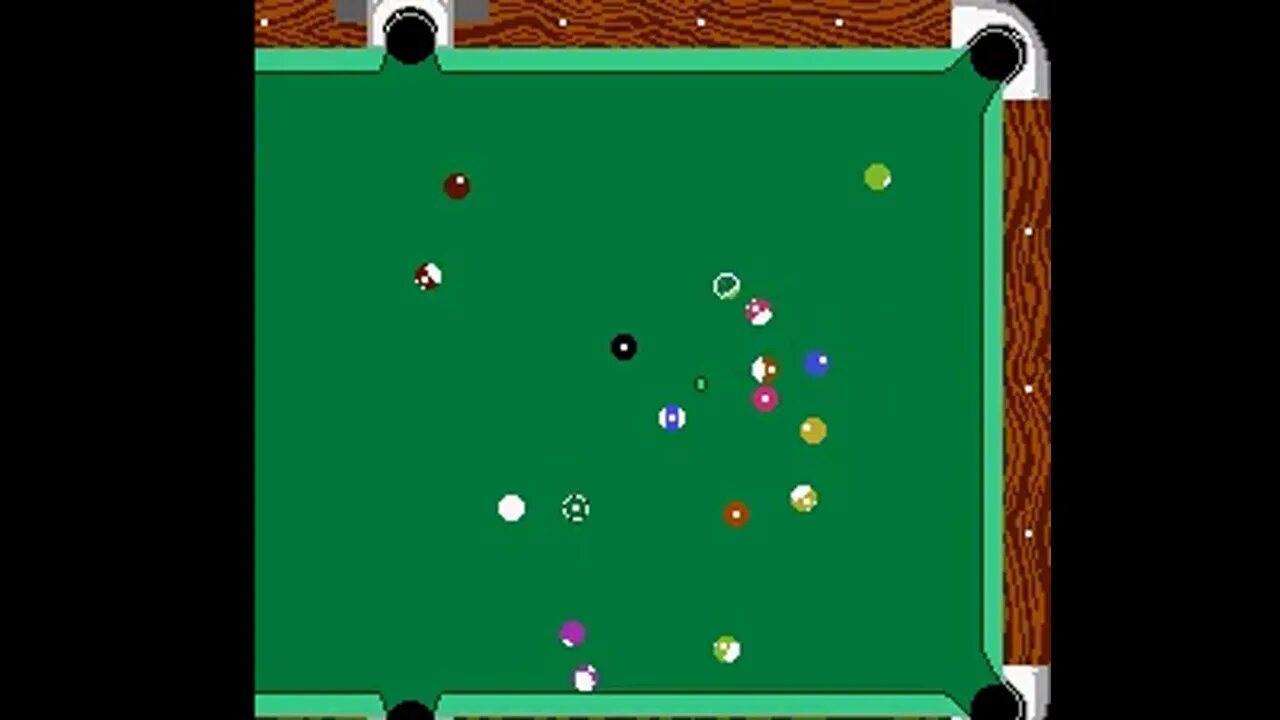 Trying out Championship Pool on Project Nested (1.4.2) w/ SNES9X