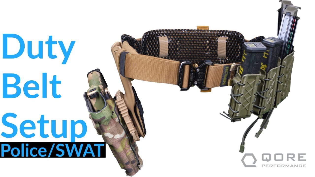 Patrol Duty Belt Setup for Police/SWAT (2019)