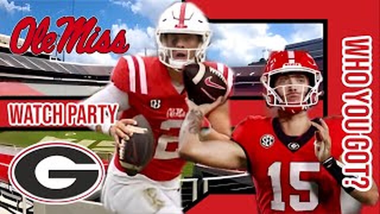 Ole Miss Rebels vs Georgia Bulldogs | Live Watch Party Stream | 2023 SEC