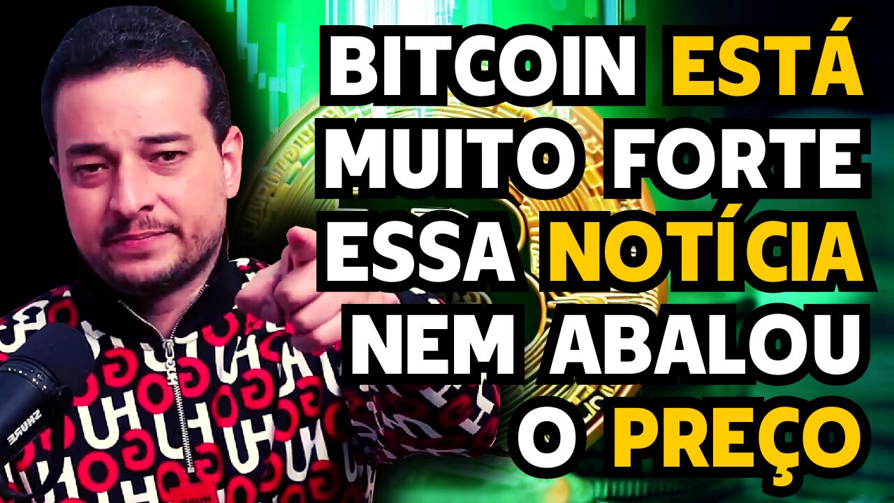 🔥IMPRESSIONANTE! Mesmo com Notícia CHOCANTE do PENTAGONO, o preço do BITCOIN se MANTEVE Estável!