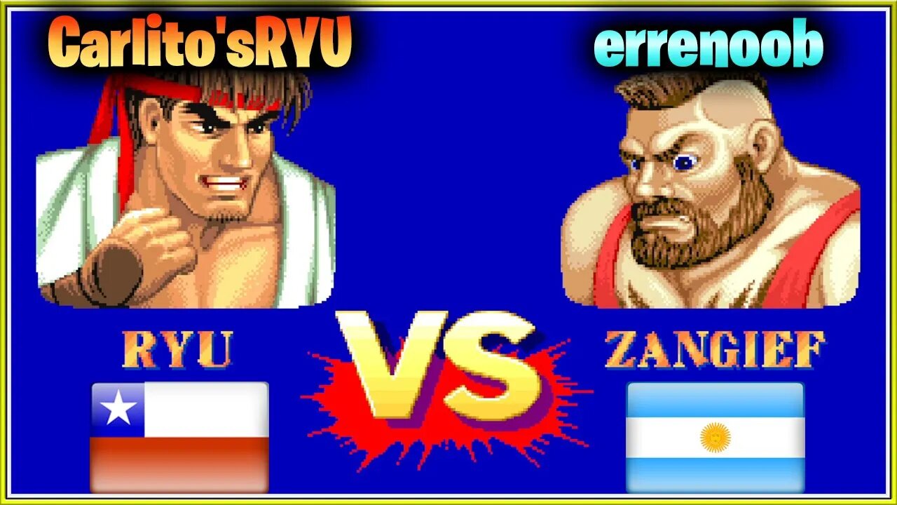 Street Fighter II': Champion Edition (Carlito'sRYU Vs. errenoob) [Chile Vs. Argentina]