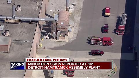 Minor explosion at General Motors plant