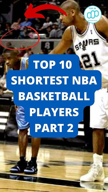 Top 10 Shortest NBA Basketball Players Part 2