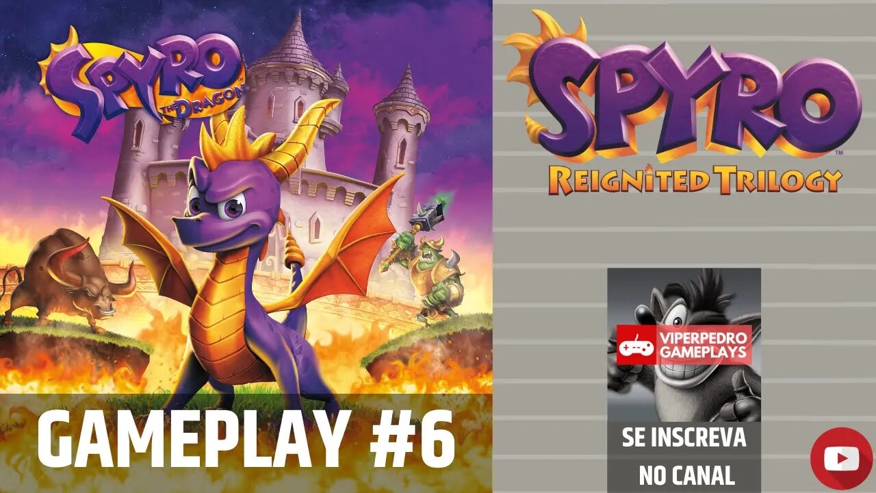 EXPLORANDO A TERRA DOS MÁGICOS | Spyro Reignited Trilogy (Spyro The Dragon) | Gameplay #6