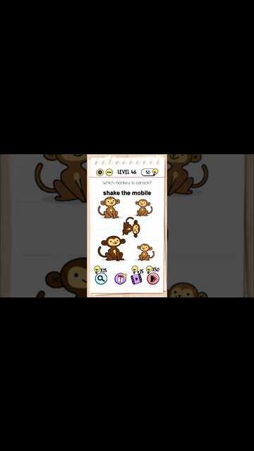 Brain Test Tricky Puzzles Level 46 Which monkey is carsick?