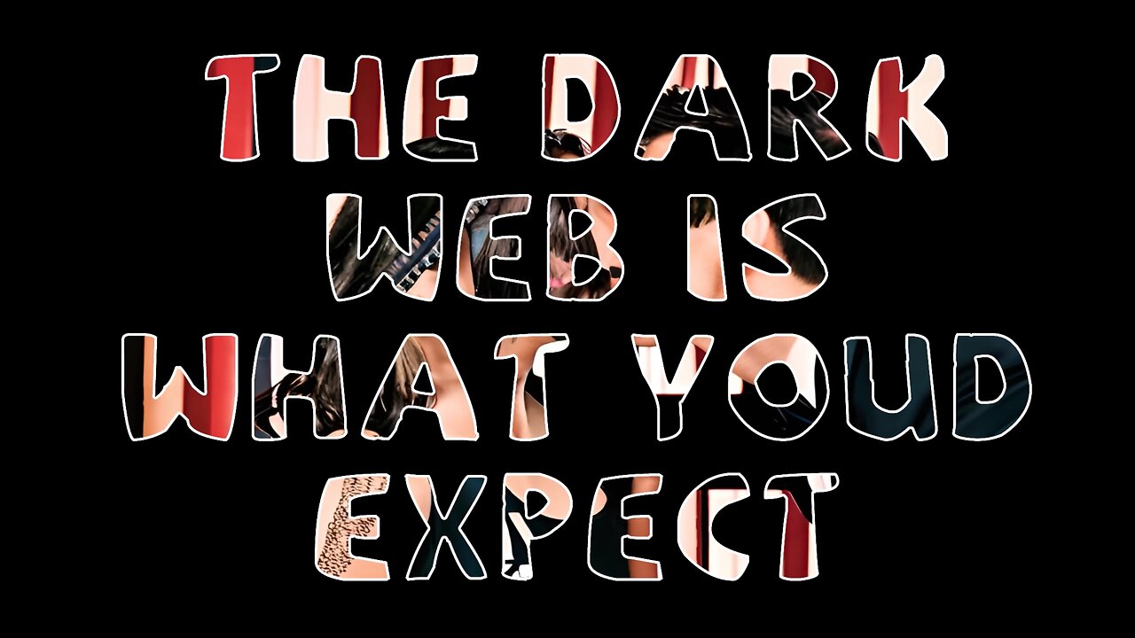 The Dark Web is What You'd Expect