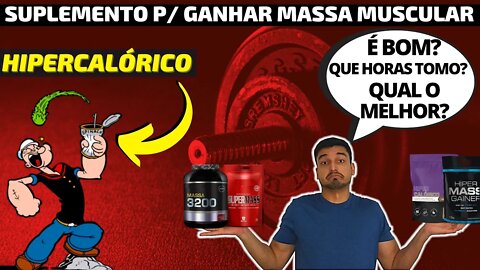 ✅HIPERCALÓRICO o GUIA COMPLETO 💪 Suplemento para ganhar massa muscular😱 Hipercalórico para engordar?