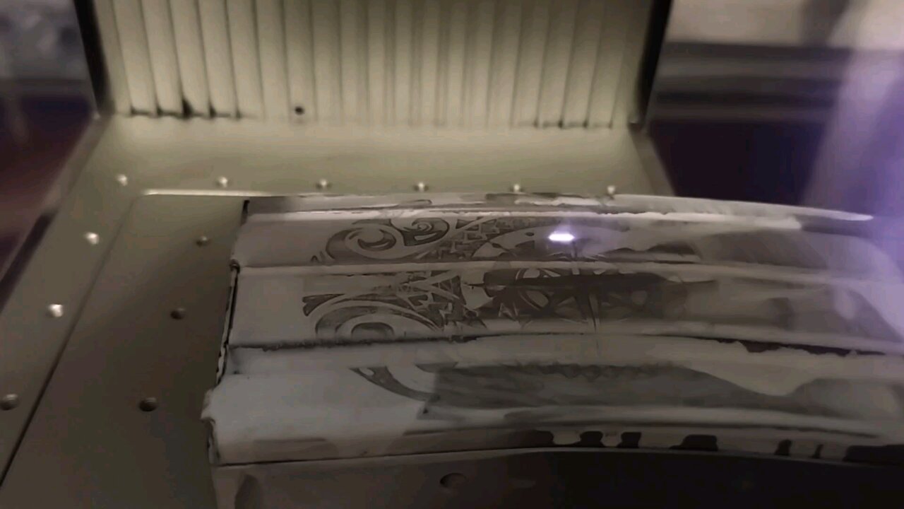 Laser engraving on metal #engrave #metal #lasercutting #laserengrave #engravethe801 #xtool #f1 #3d