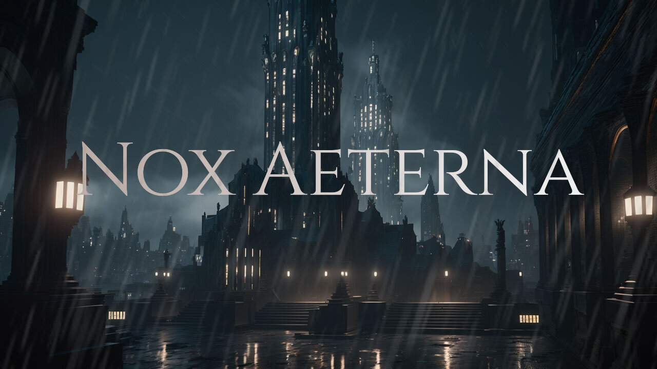 FFXV — Nox Aeterna [Lowered Pitch + Rain] (1 Hr.)