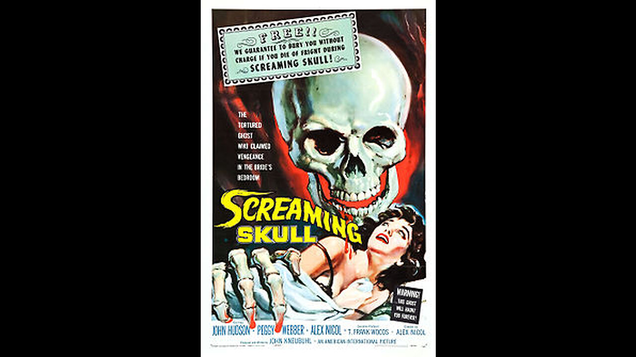 The Screaming Skull (1958) Classic Horror , comedy horror cultThriller Movie