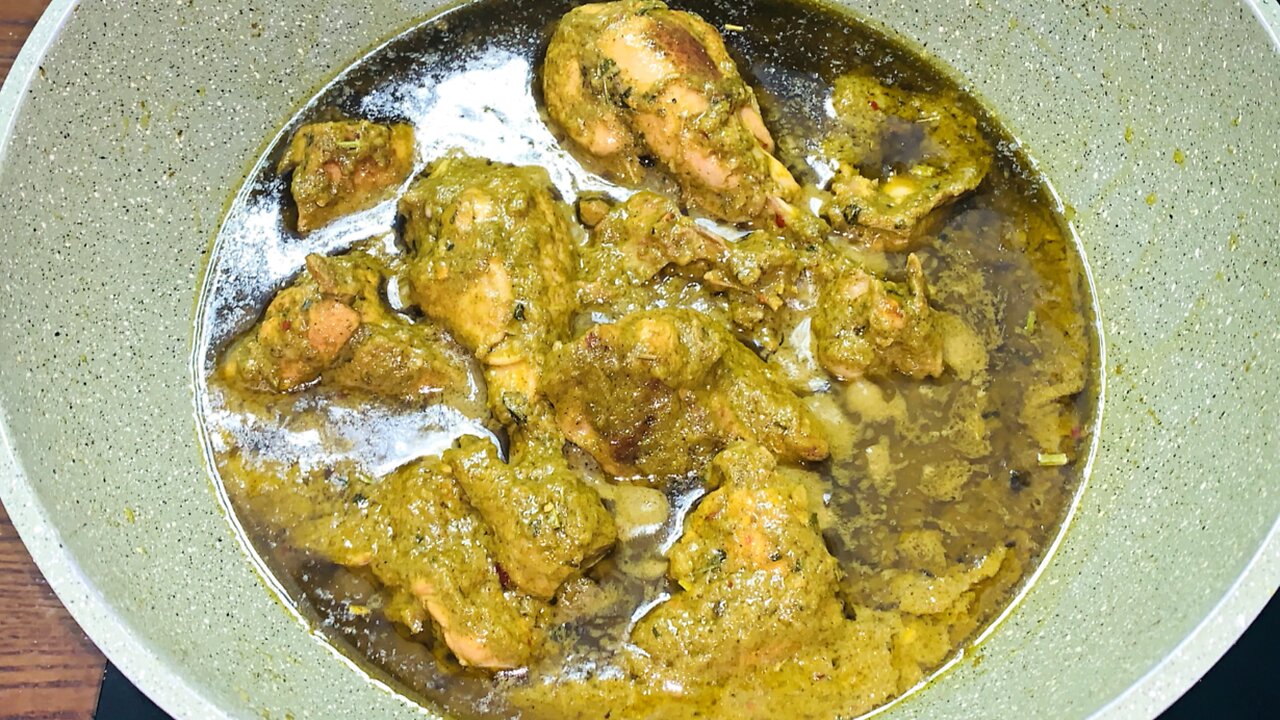 Hariyali Chicken (Green Chicken) Recipe