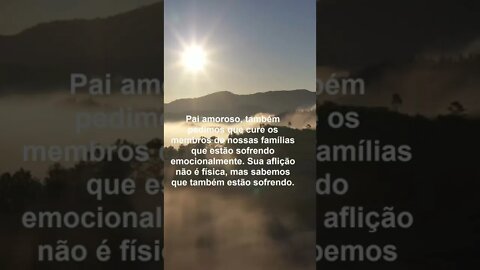 Gostaria de está orando pela cura familiar | #MensagensdeReflexãodeDeus