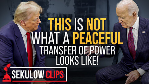 THIS is NOT a PEACEFUL Transfer of Power!