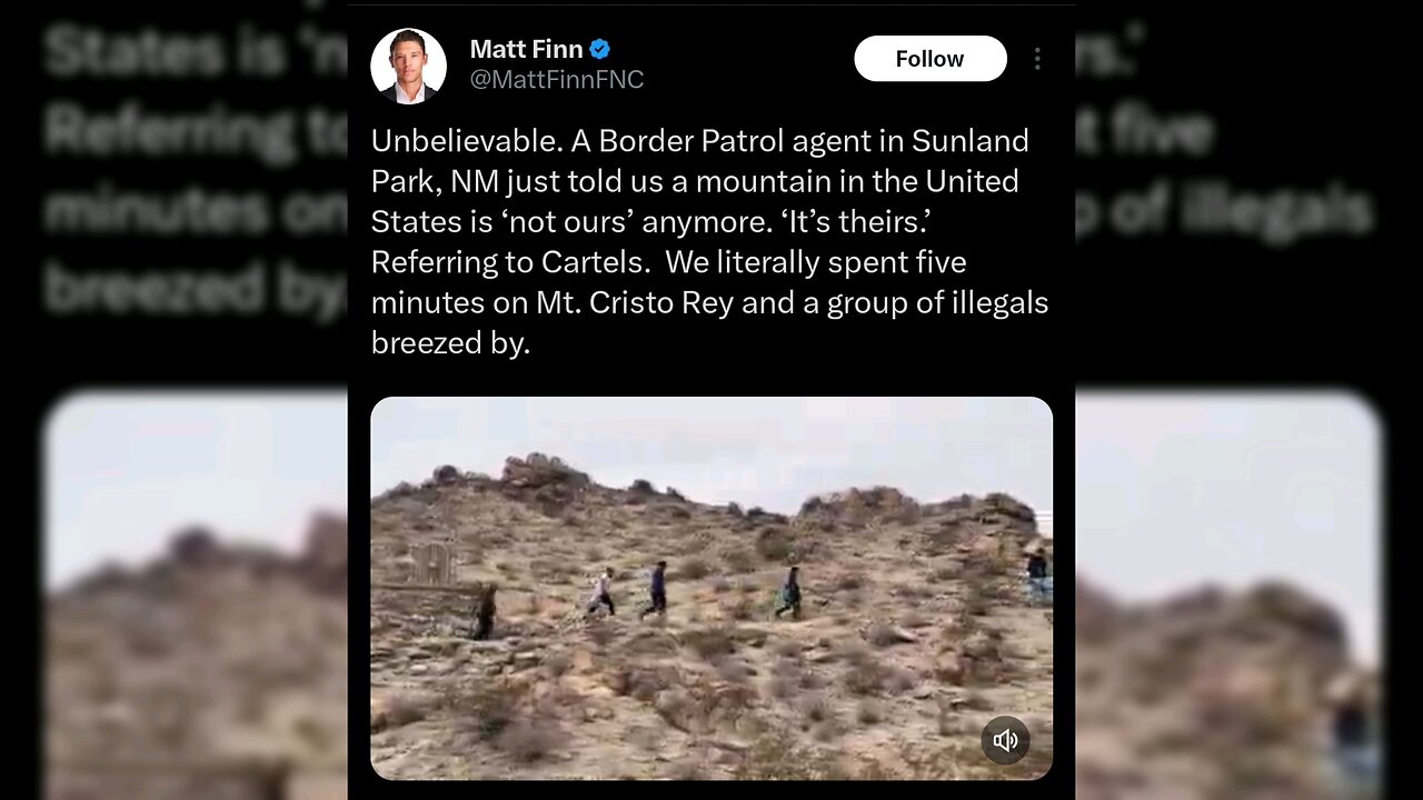 Illegals just marching across the Southern Border.