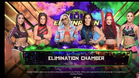 WWE 2K23 _ Women s Elimination Chamber Match
