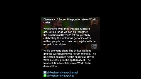 News Shorts: Disease X