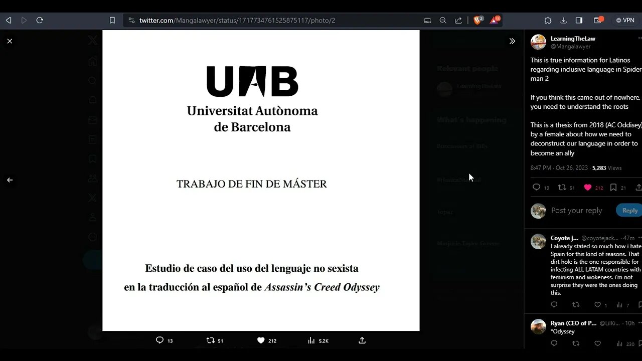 Looks like we found the country responsible for the latinx slur in the spanish dub in spider woke 2