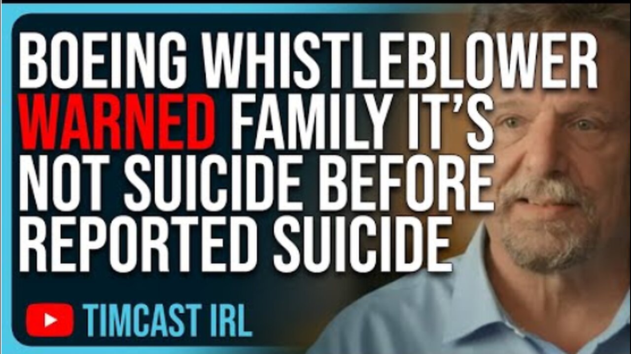 Boeing Whistleblower WARNED Family It’s NOT SUICIDE Before Reported Suicide