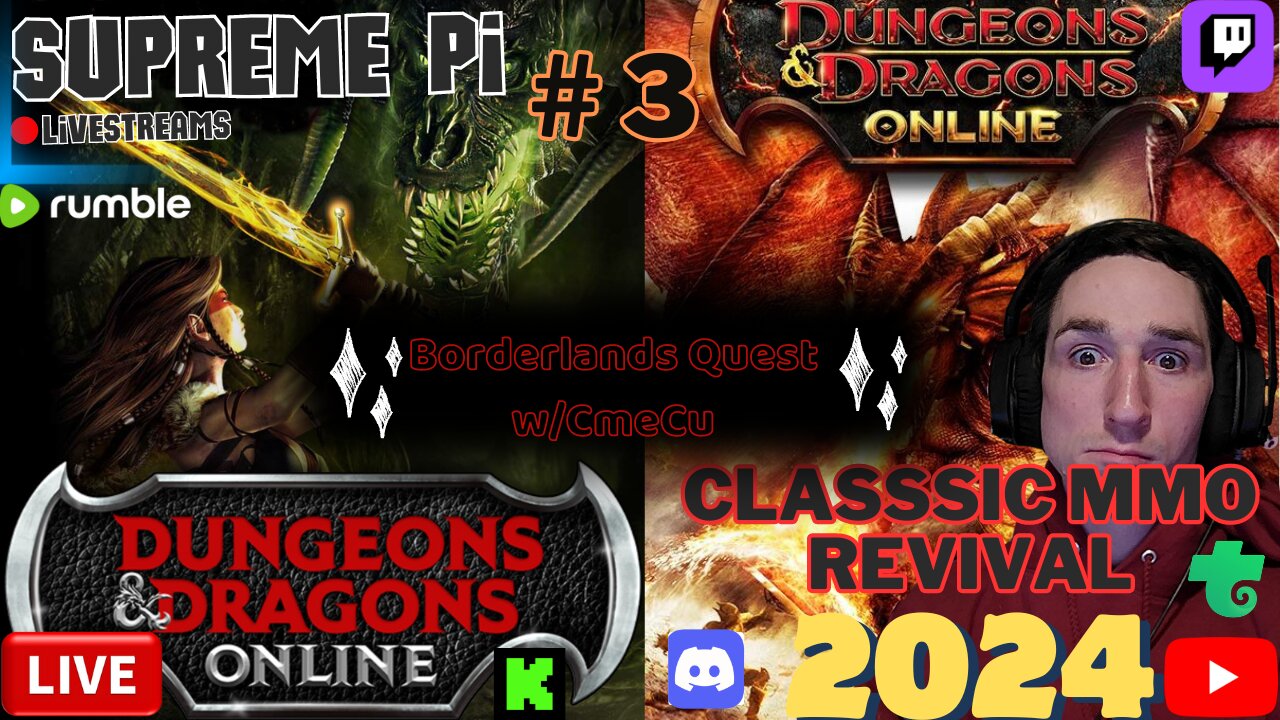 🔴Live-DDO w/CmeCu- Borderlands Quests #3⭐