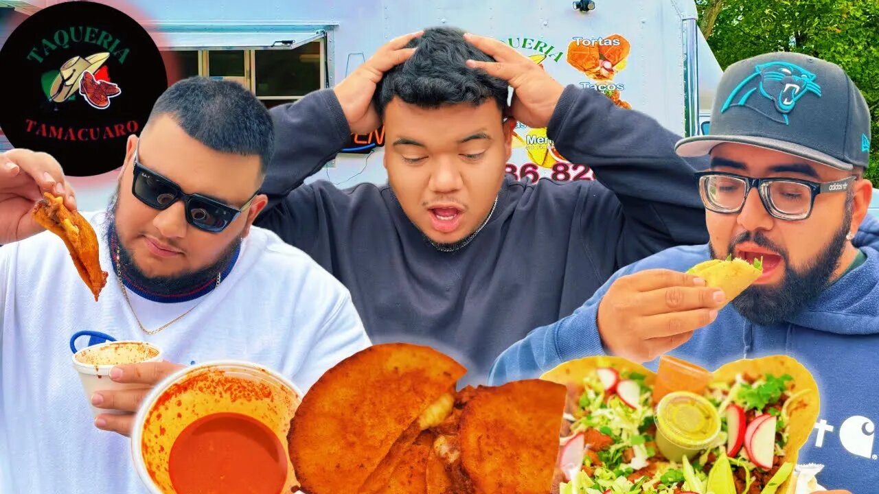 Eating At a BRAND NEW Taco Truck!! - "Taqueria Tamacuaro" - FULL REVIEW