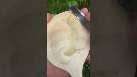 Spoon carving #shorts #bushcraft