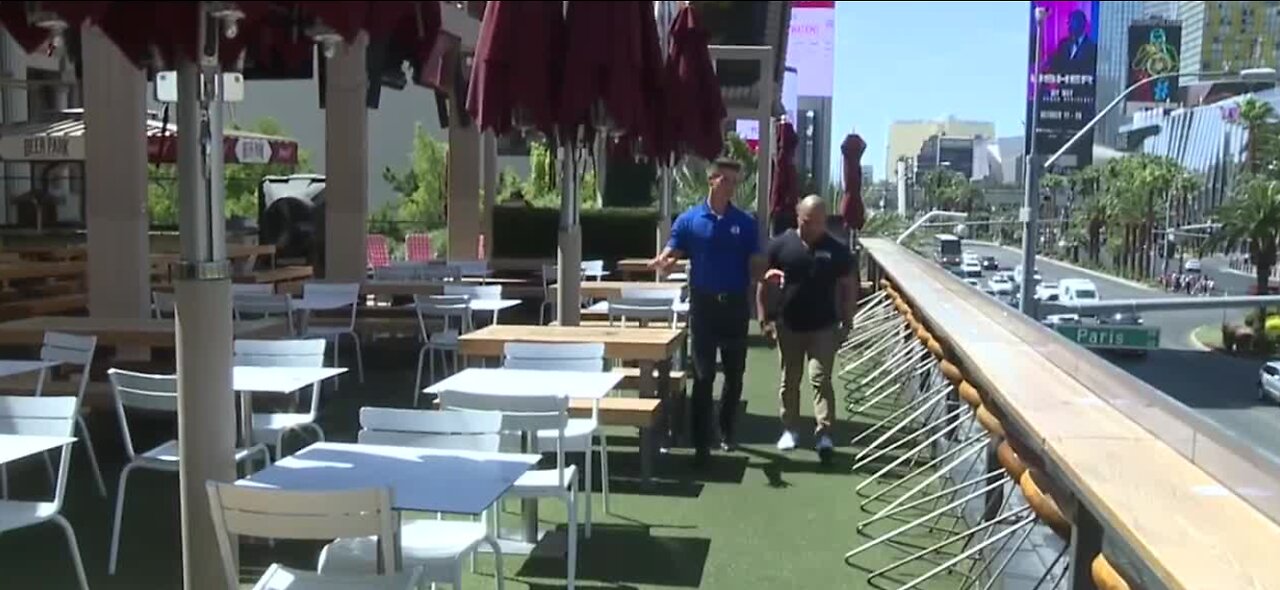 'Front row view' Beer Park at Paris preparing for F1 Grand Prix four months away