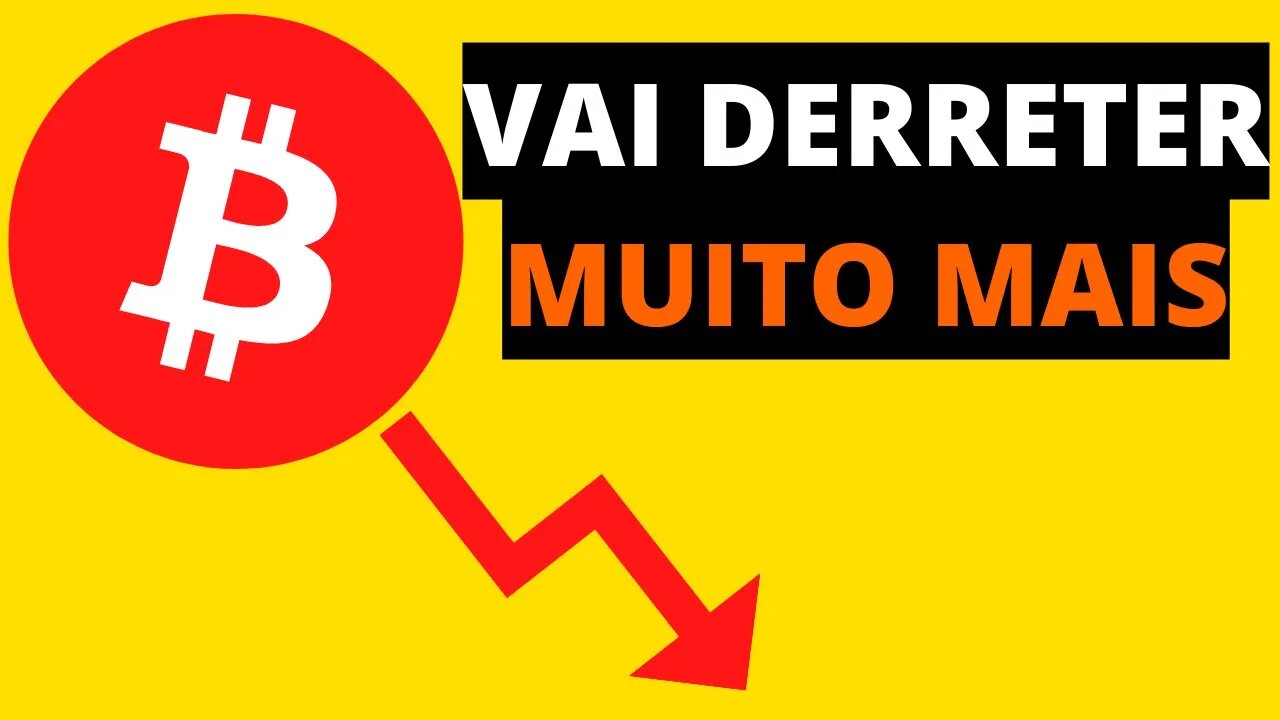 CRIPTOMOEDAS DERRETENDO QUAL É O SUPORTE DO BITCOIN | Edney Pinheiro