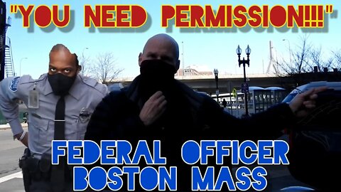 "You're On Federal Property!" Uneducated Federal Officer. Intim!dation Fail. Boston Federal Building