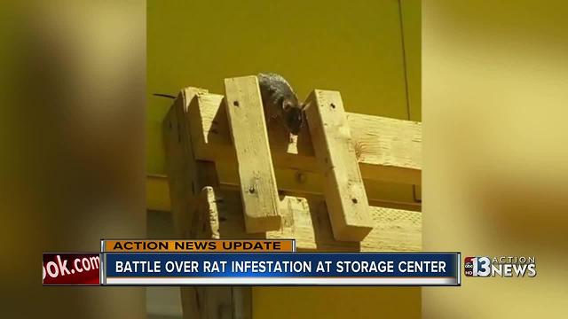 Las Vegas storage facility owner admits to rats in units
