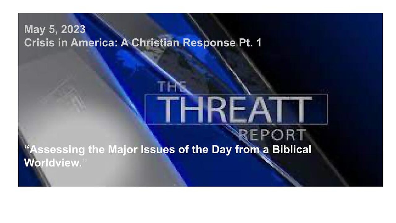 Crisis in America: A Christian Response Part 1 Bishop Garland Hunt (Guest)