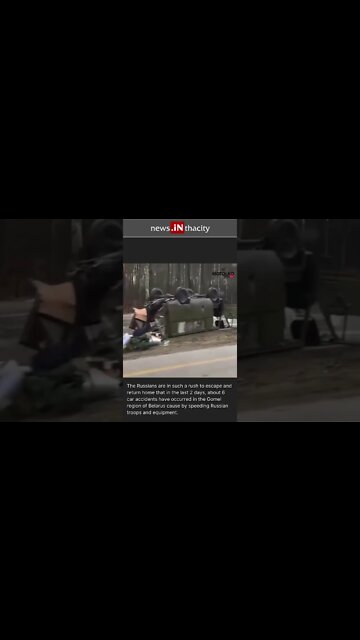 Russians Retreat to Belarus In A Hurry #shorts 👋