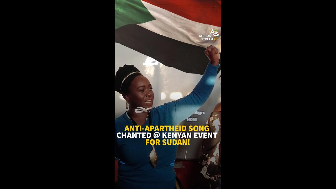 ANTI-APARTHEID SONG CHANTED @ KENYAN EVENT FOR SUDAN!