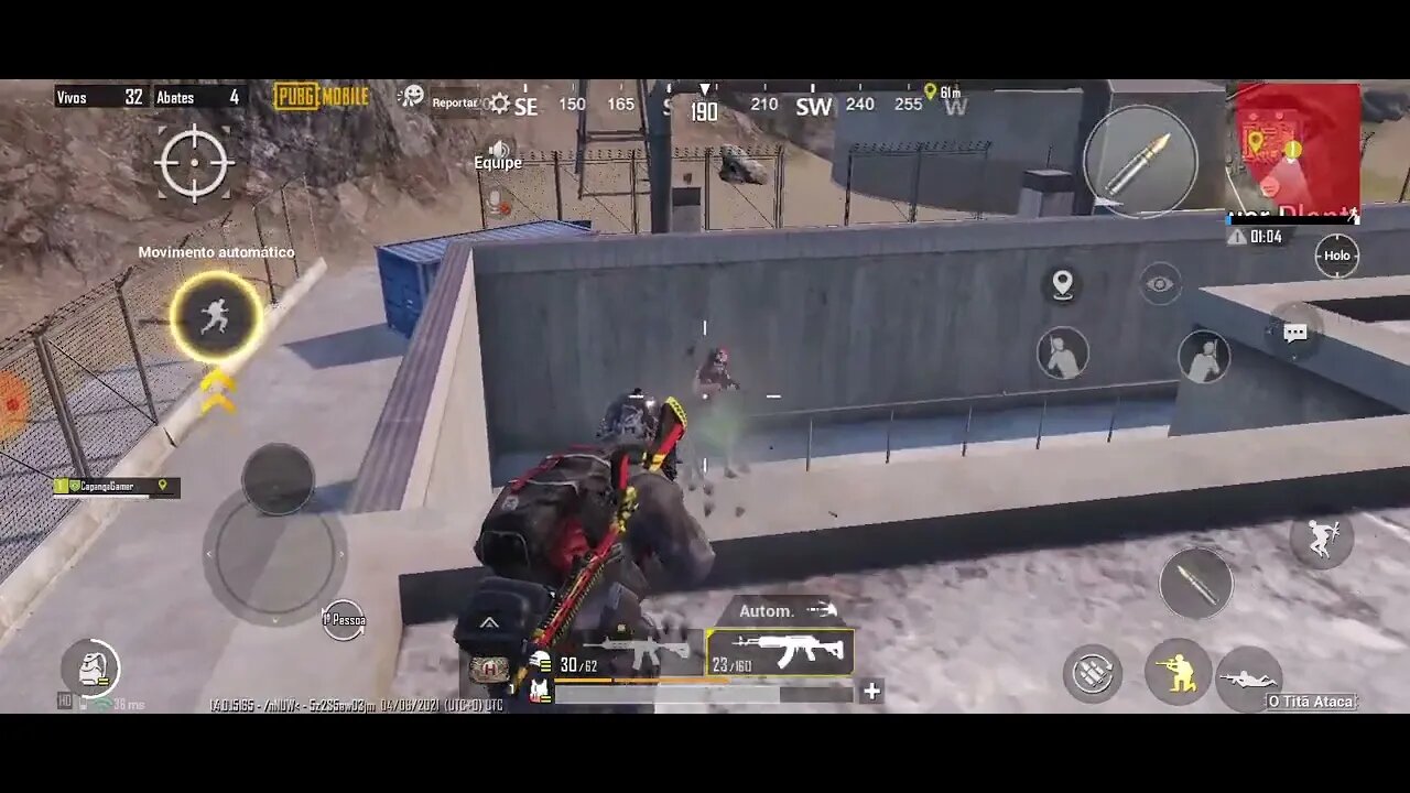 Caindo bem No PUBG Mobile