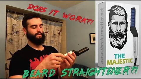 Beard Straightener!? | Product Review