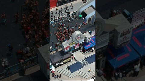 Muscle Beach Drone Shot #shorts