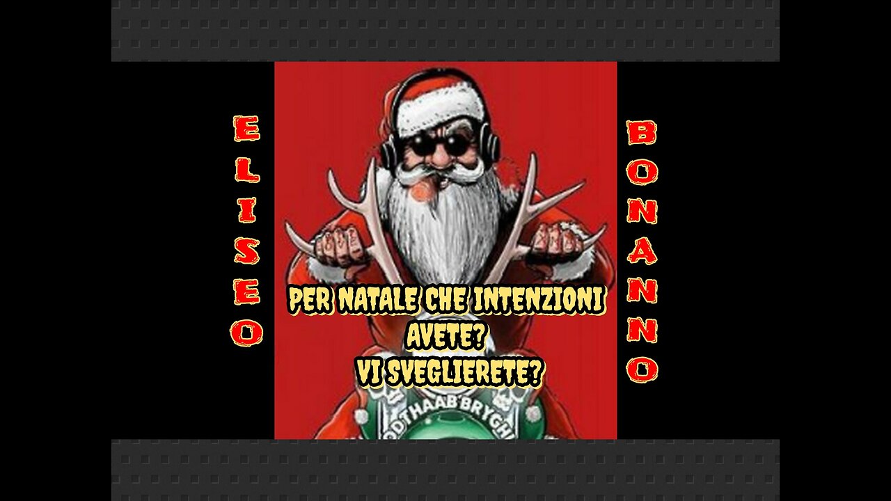 PER NATALE CHE INTENZIONI AVETE? VI SVEGLIERETE?
