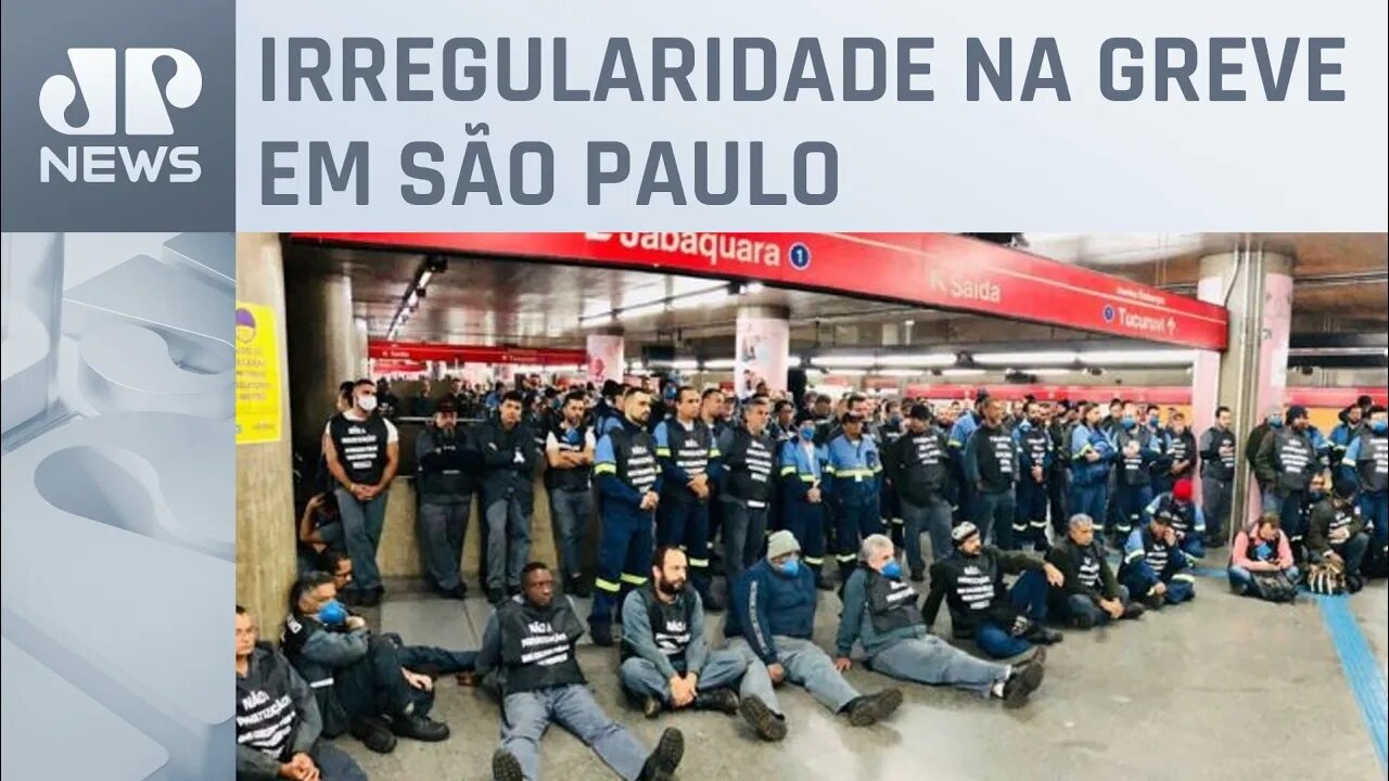 Justiça diz que metroviários descumpriram determinação em paralisação
