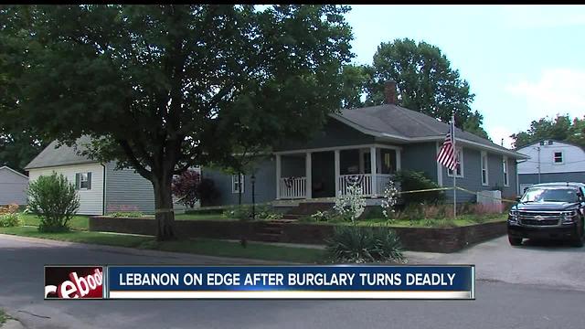 Lebanon on edge after burglary turns deadly