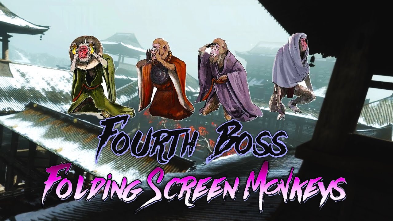 The Fourth Boss of the playthrough | Folding Screen Monkey | Sekiro: Shadows Die Twice