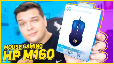 MOUSE HP M160 - GAMER BARATINHO MAS COM ÓTIMA QUALIDADE! #UNBOXING E TESTES