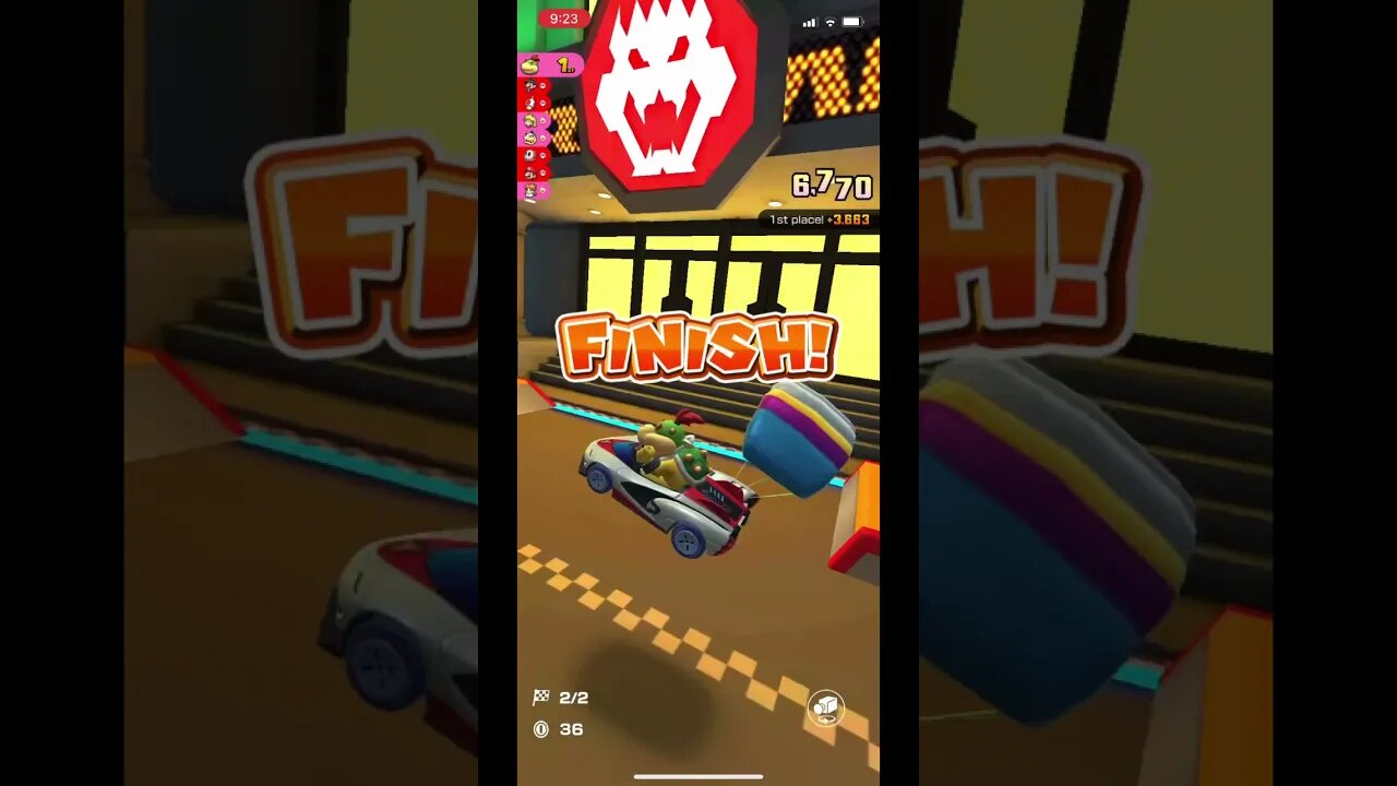 Mario Kart Tour - Parafoil Glider Gameplay (Mario vs. Peach Tour Gift Reward)