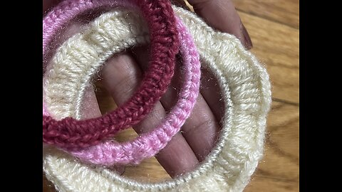 Colorful handmade bangles# easy tutorial for beginners #crochet#viral #shorts