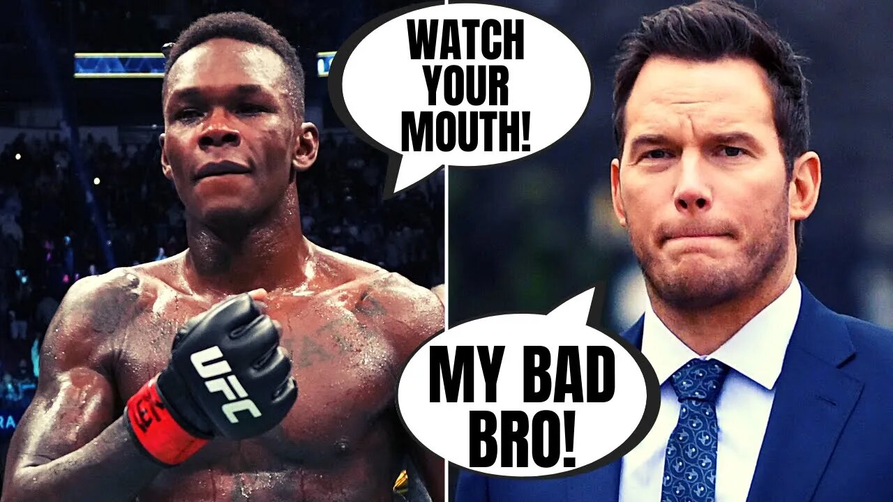 UFC Champion Israel Adesanya Gets An APOLOGY From Chris Pratt After Defending His Belt